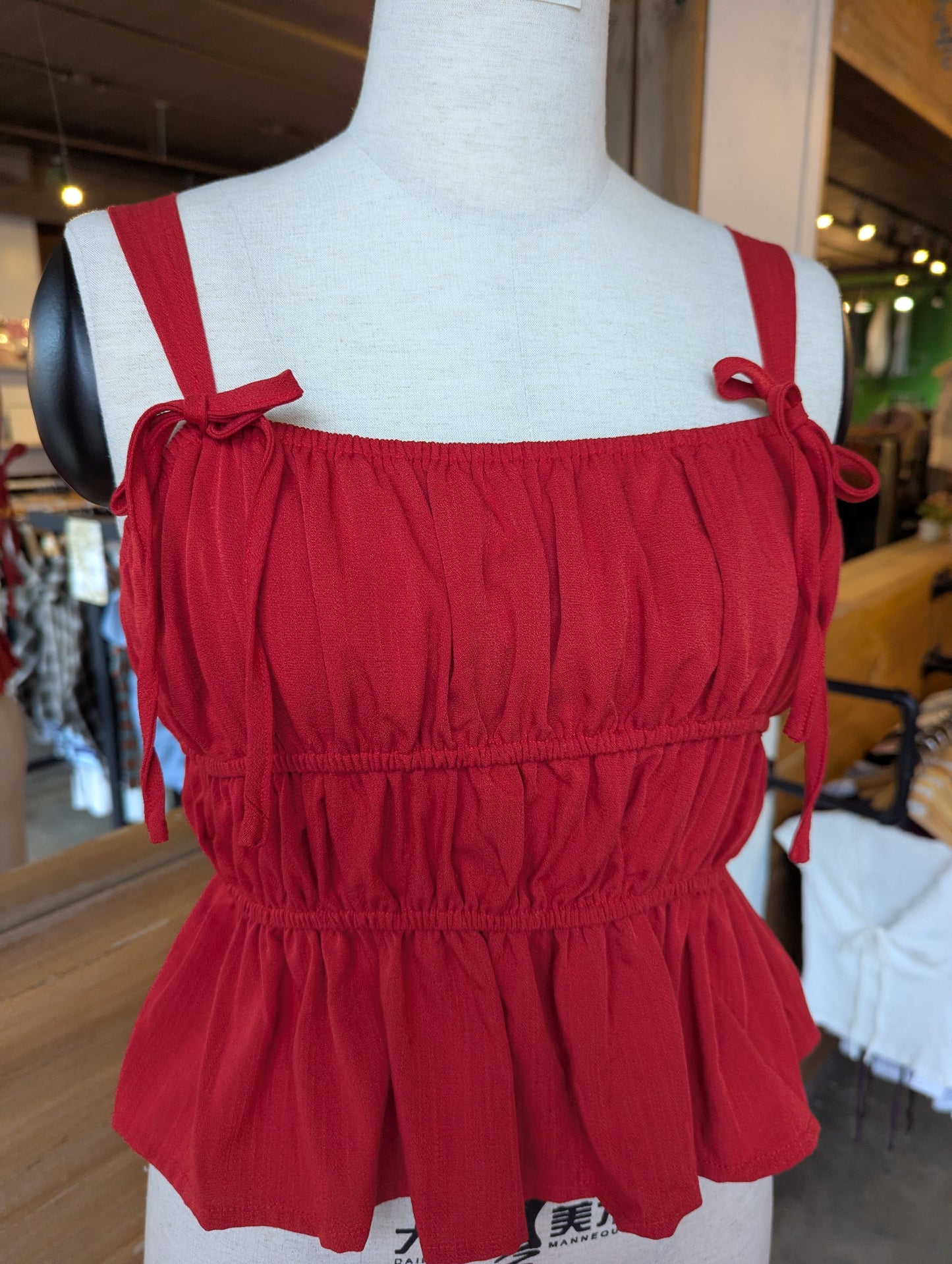 Poppy Ribbon Tank-Top