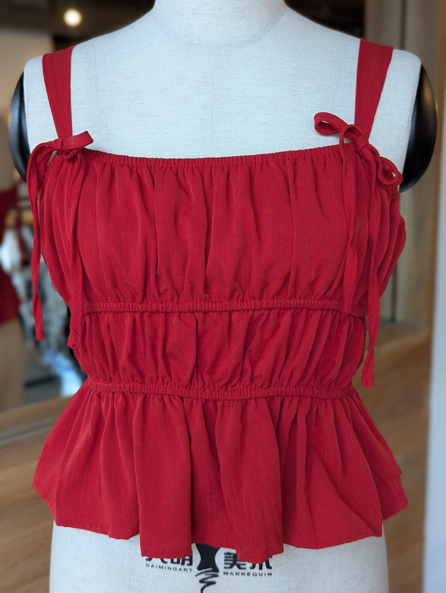 Poppy Ribbon Tank-Top