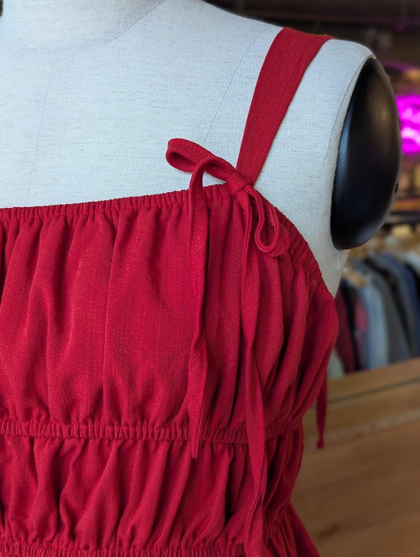 Poppy Ribbon Tank-Top