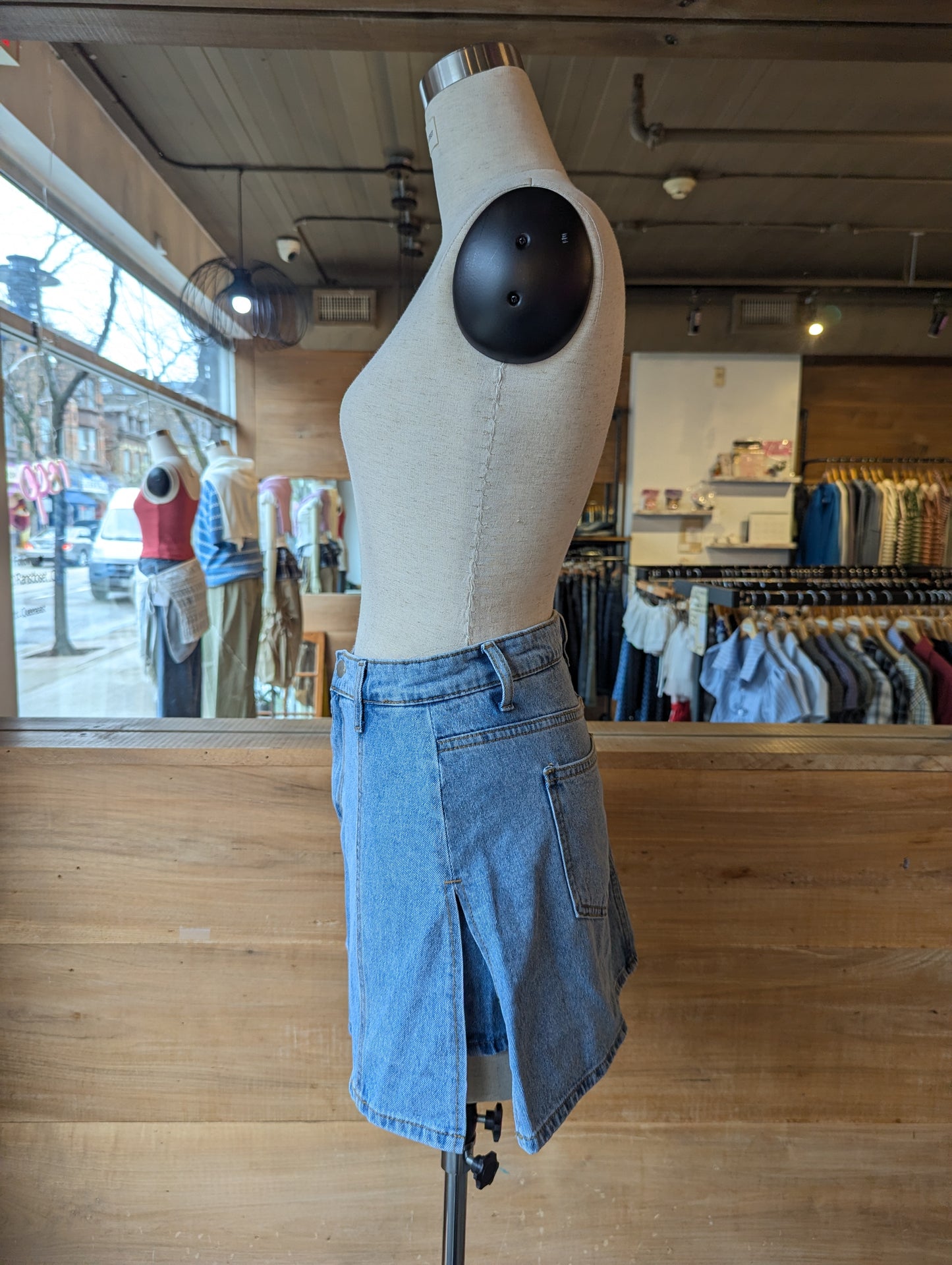 The Essential Denim Mini Skirt