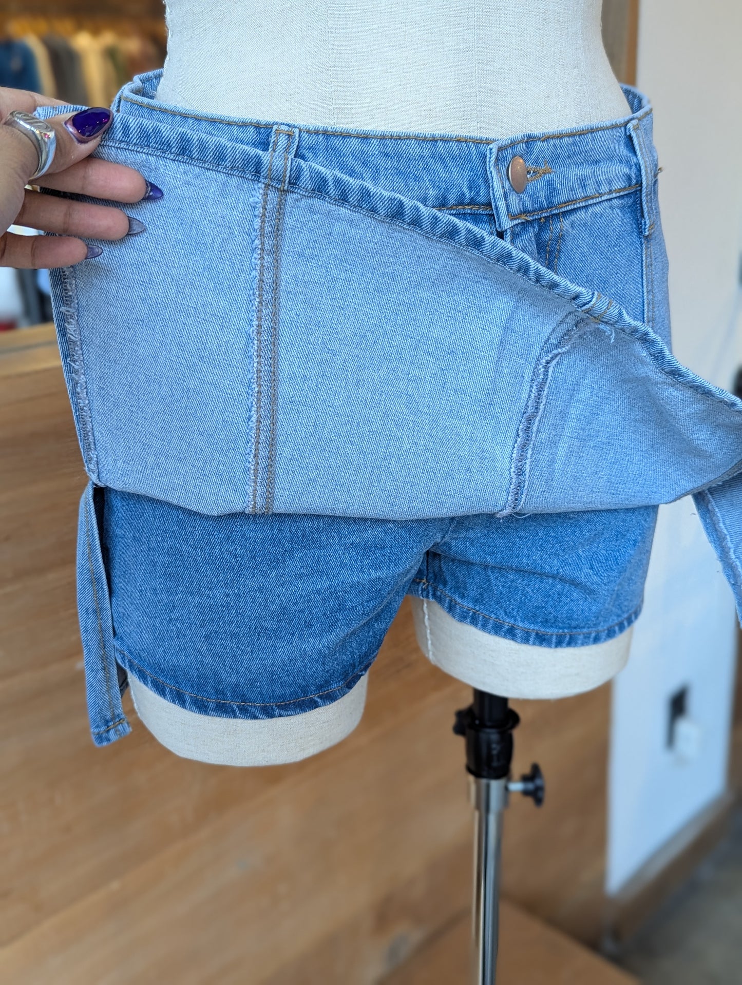 The Essential Denim Mini Skirt