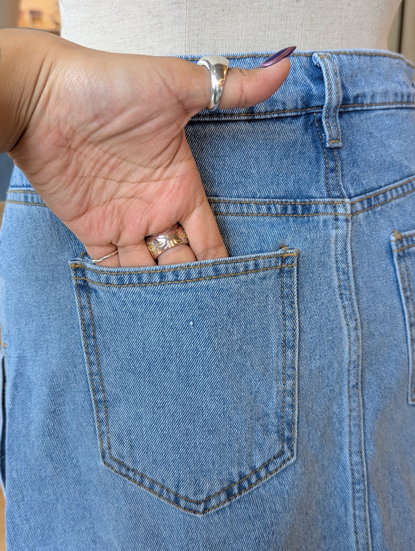 The Essential Denim Mini Skirt