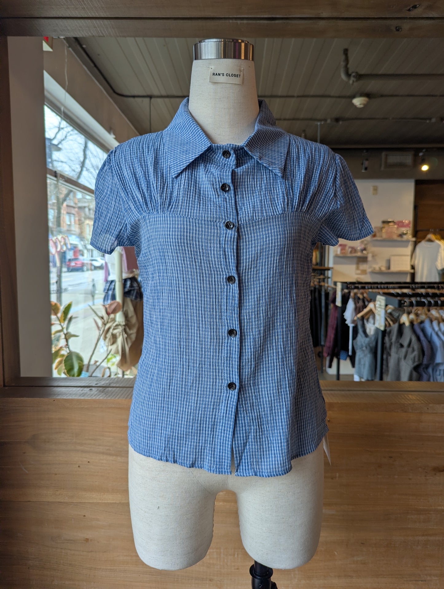 Grange Check Button-Up