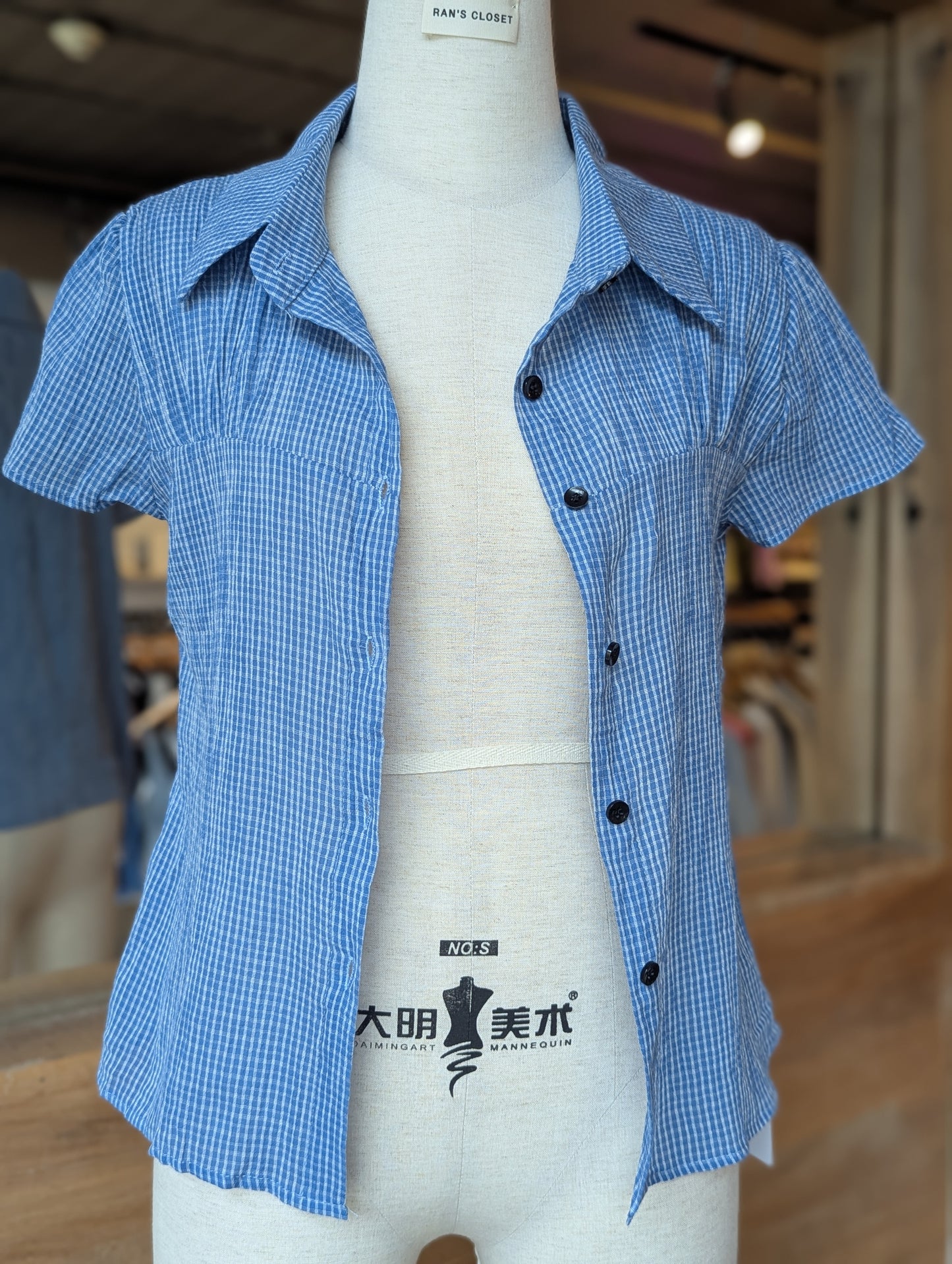 Grange Check Button-Up