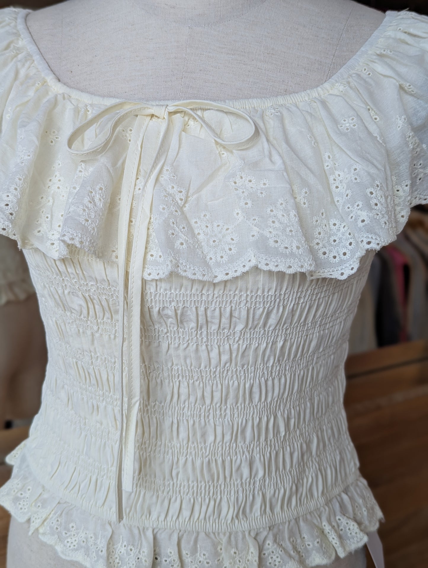 Love Letter Smocked Top