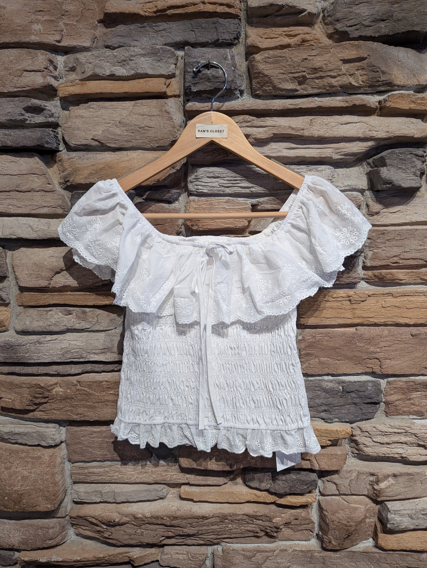 Love Letter Smocked Top