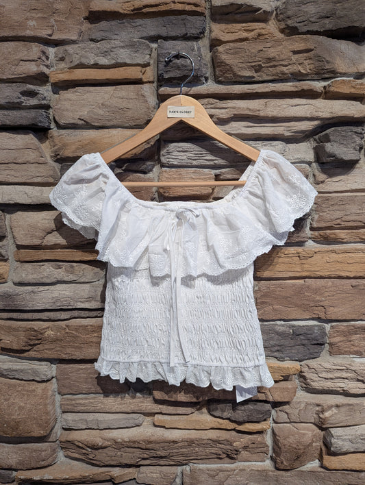Love Letter Smocked Top