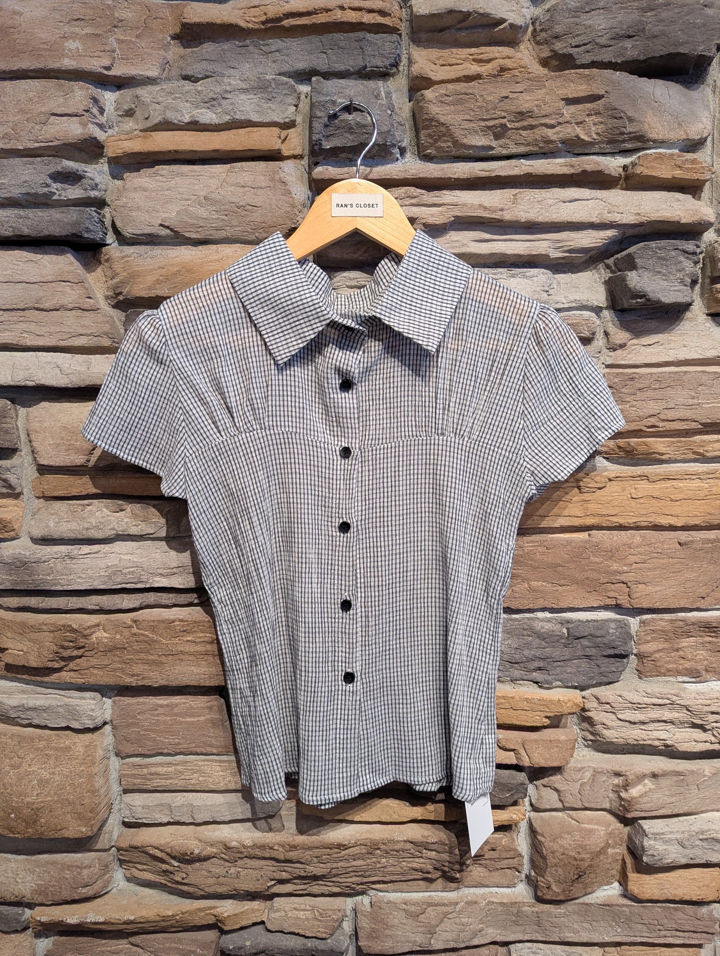Grange Check Button-Up