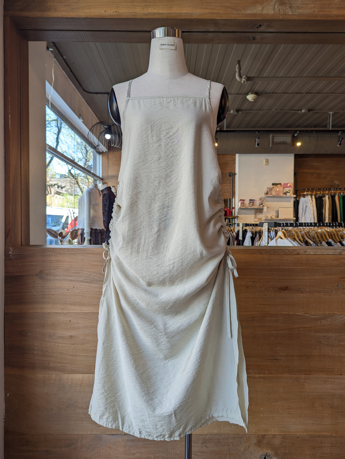 Soft Current Drawstring Dress