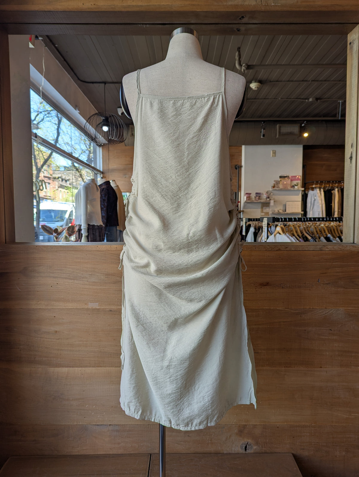 Soft Current Drawstring Dress