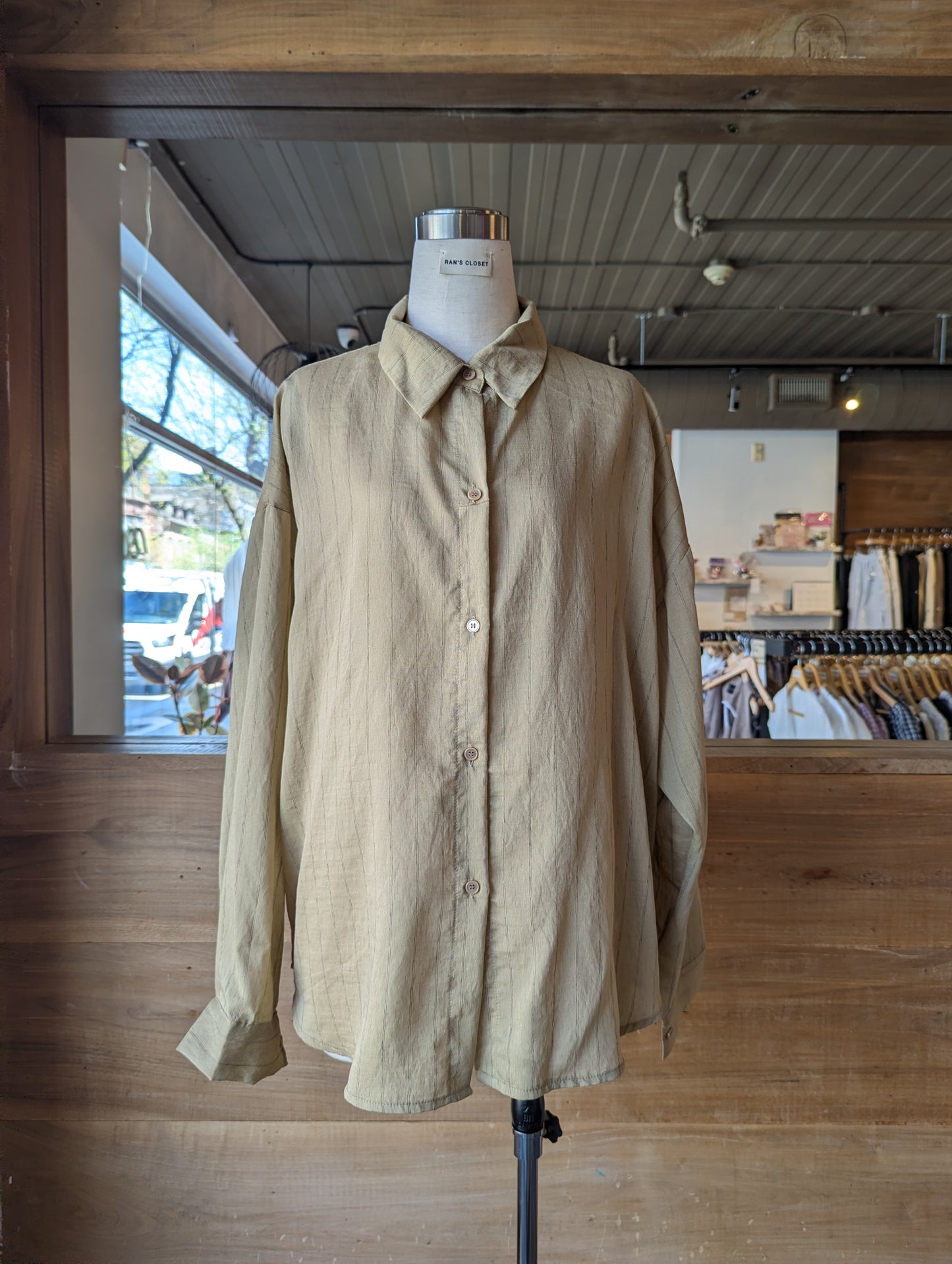 Golden Hour Oversized Button-Up
