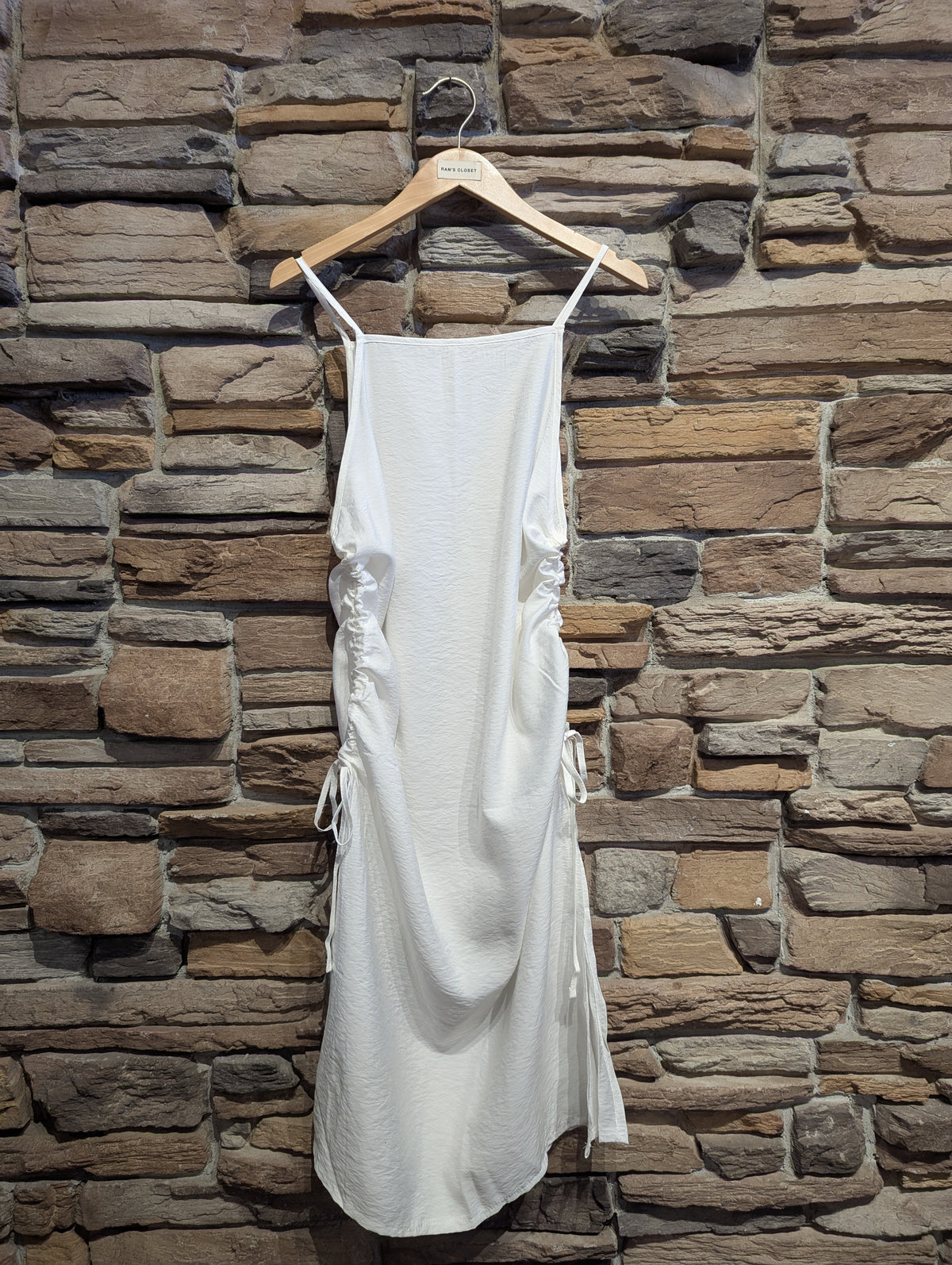 Soft Current Drawstring Dress