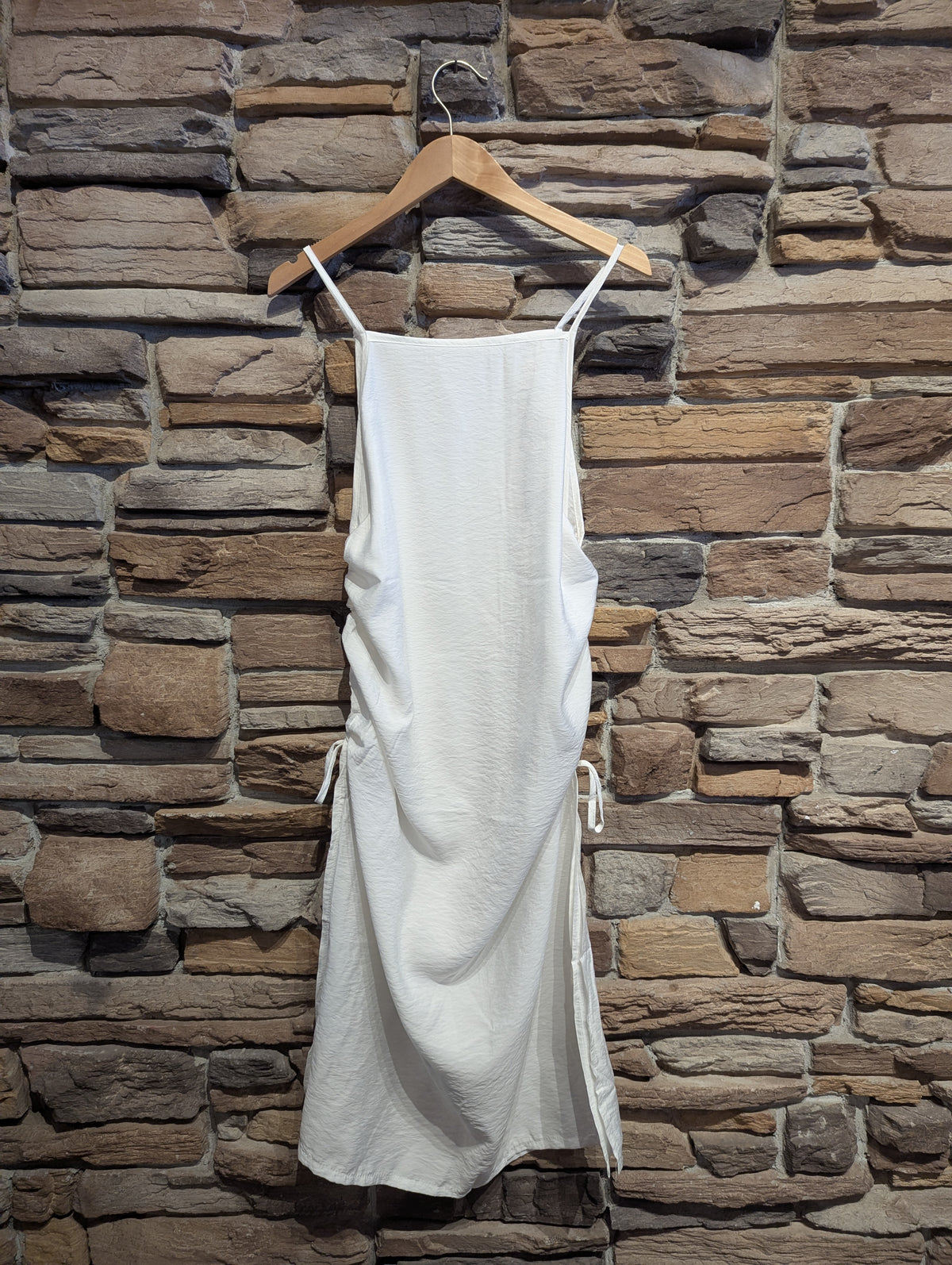 Soft Current Drawstring Dress