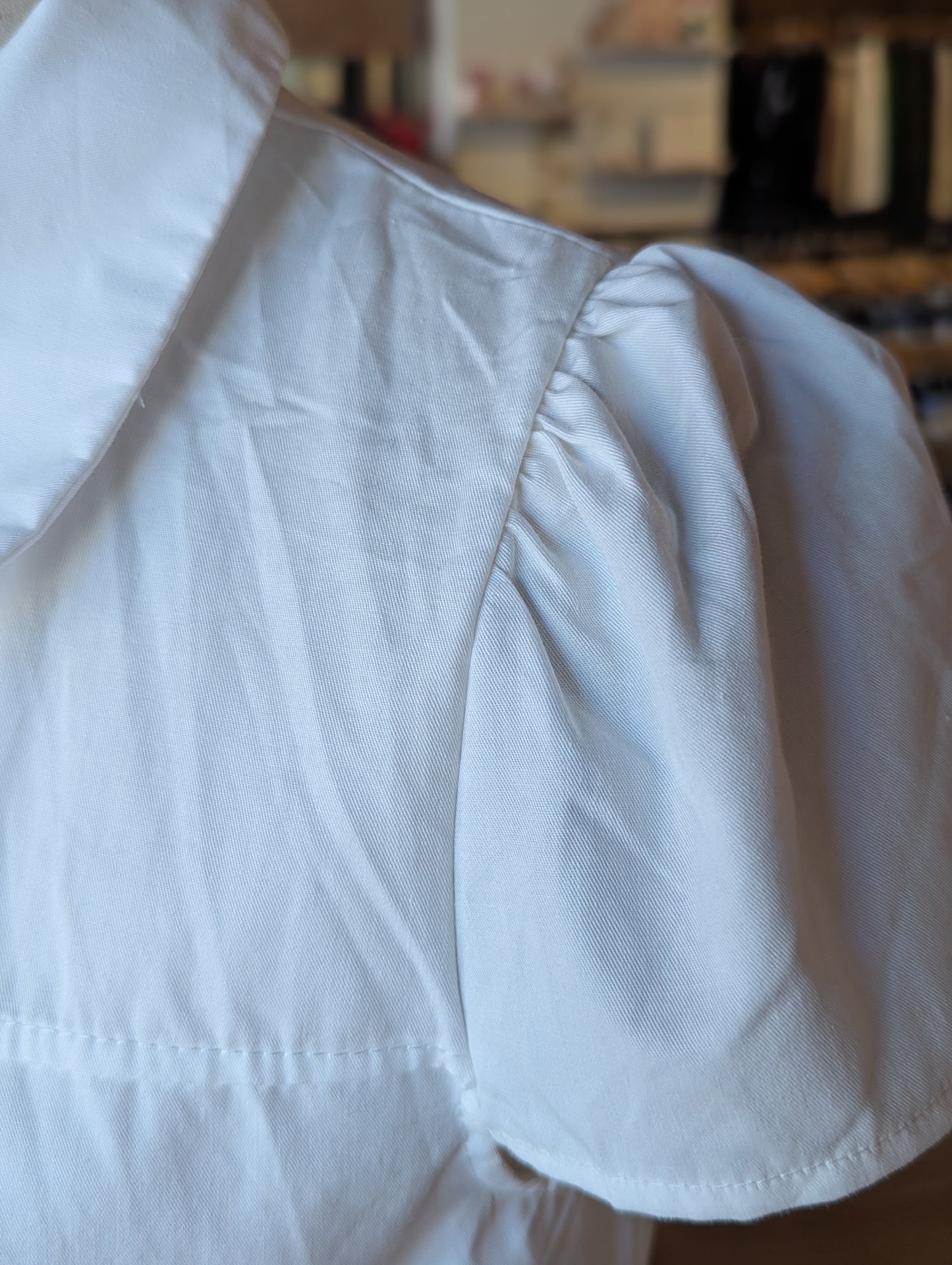 Morning Latte Double Breasted Cap Sleeve Swing Jacket