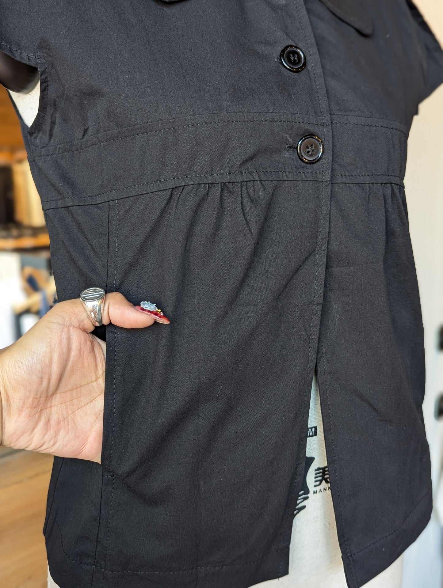 Luna Cap Sleeve 3 Button Jacket
