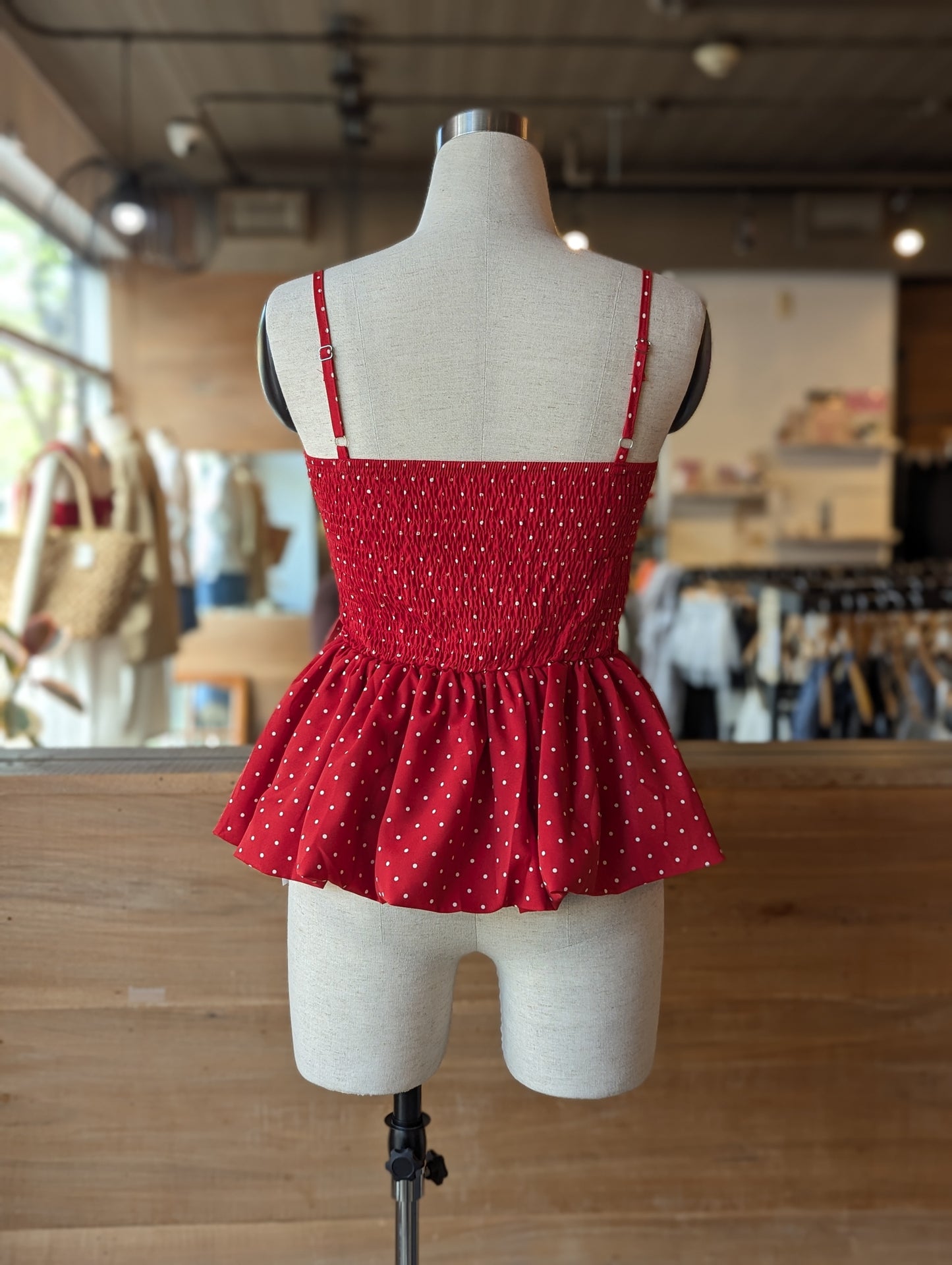 Darling Dot Bubble Top