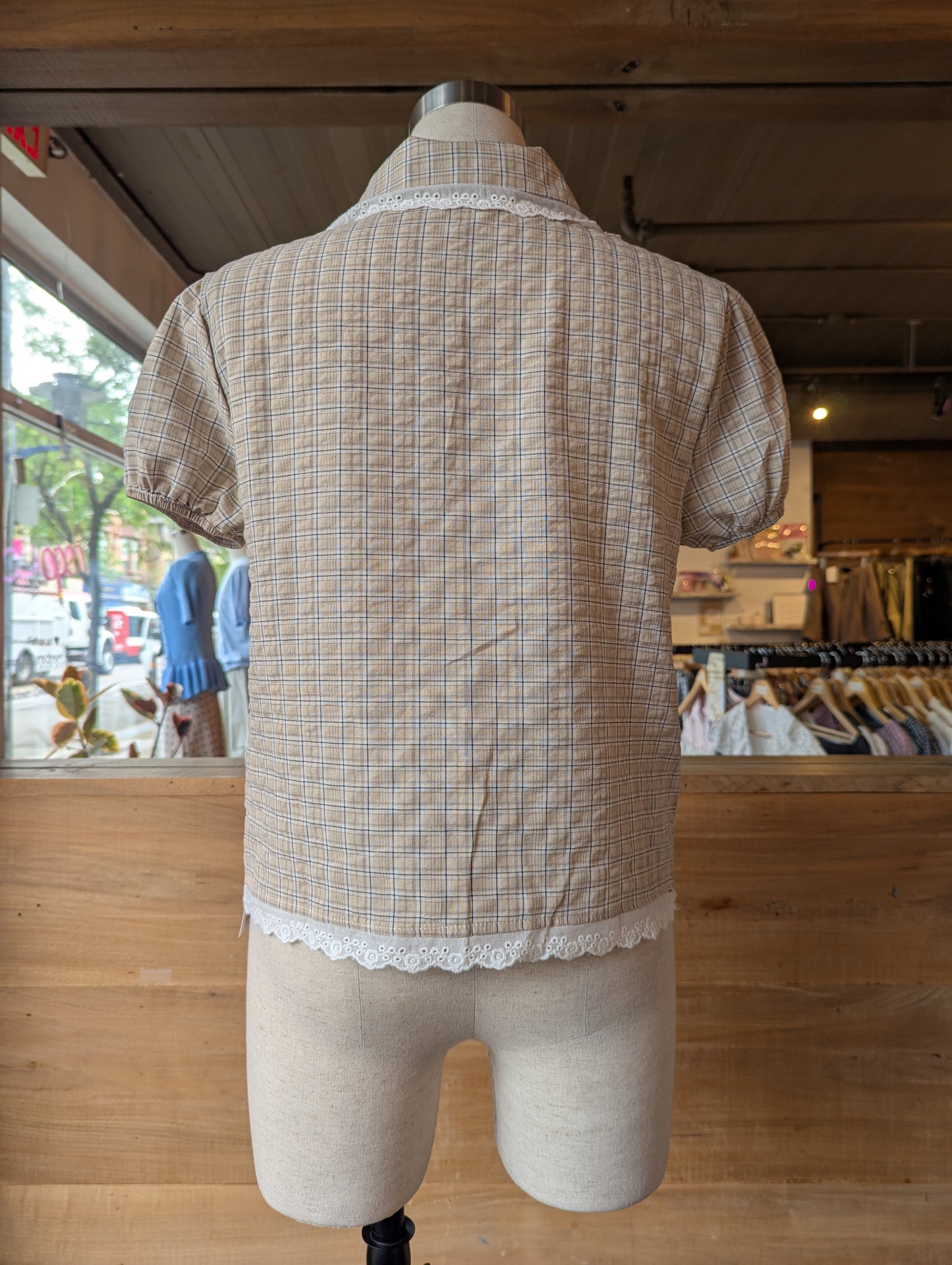 Storybook Romance plaid Top