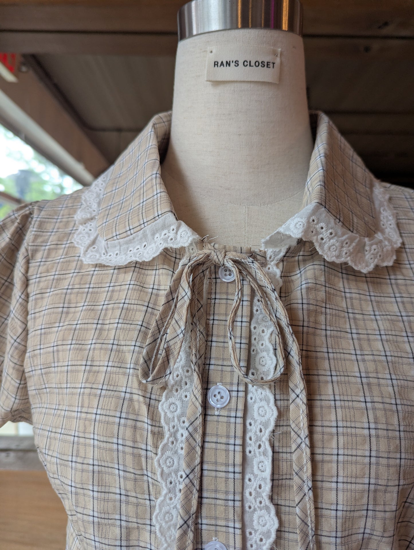 Storybook Romance plaid Top