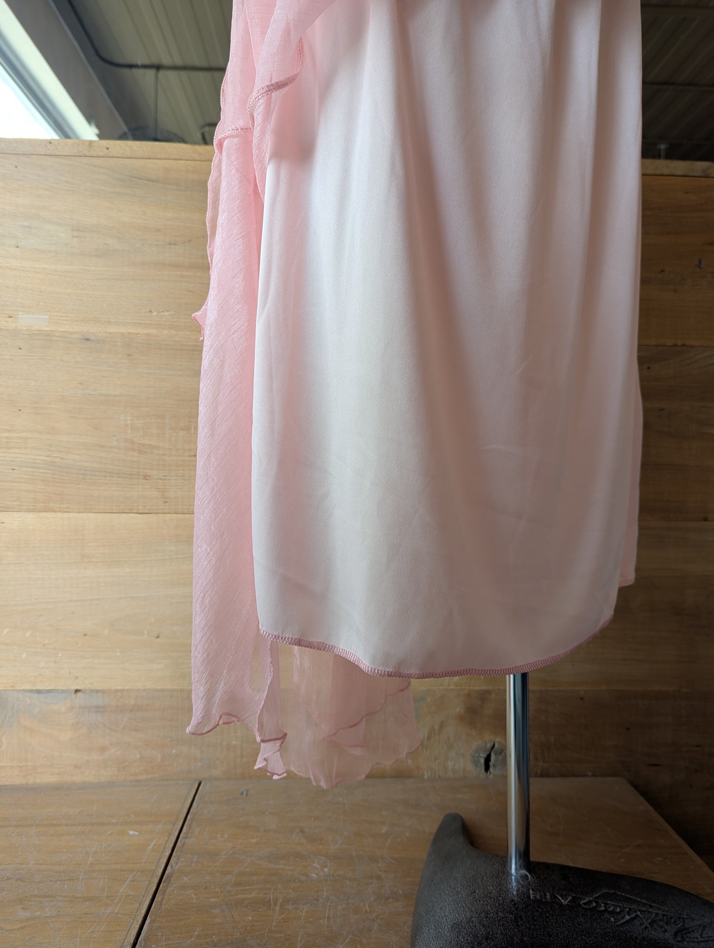Shimmer Veil Maxi Skirt