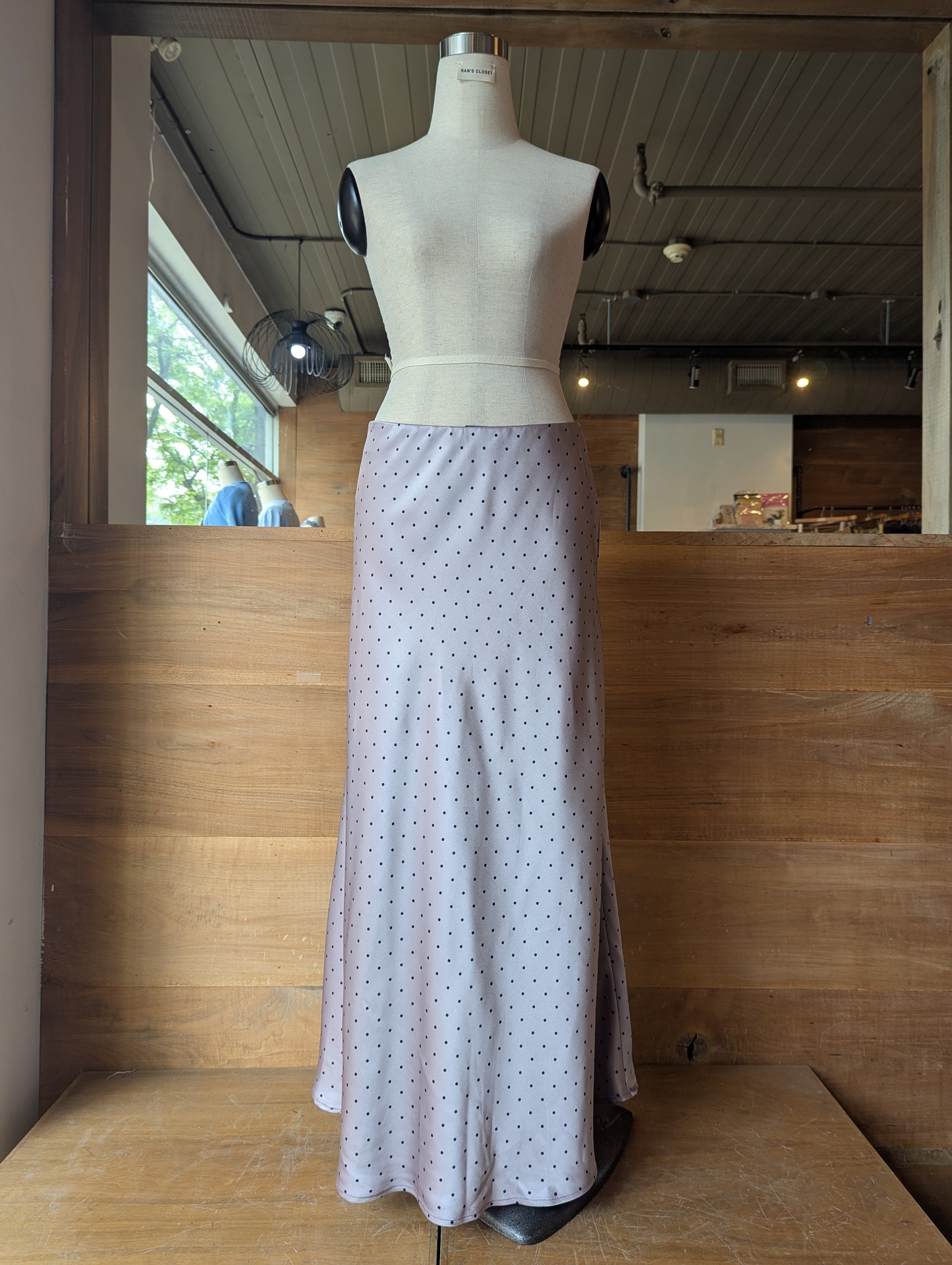 Rosalie Polka Dot Maxi Skirt