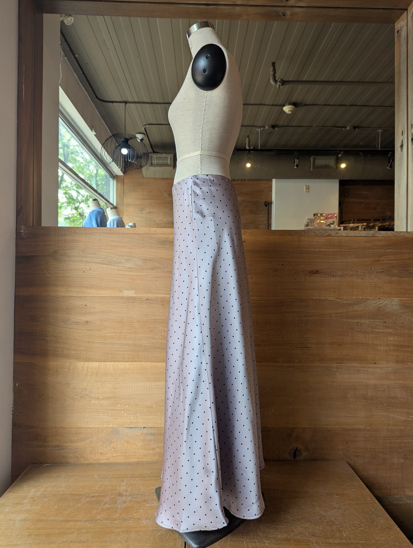 Rosalie Polka Dot Maxi Skirt