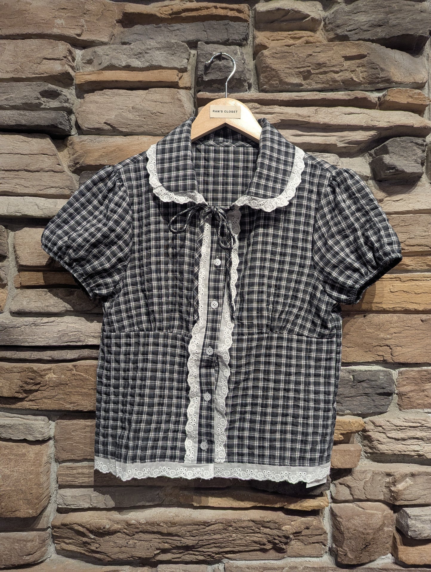 Storybook Romance plaid Top