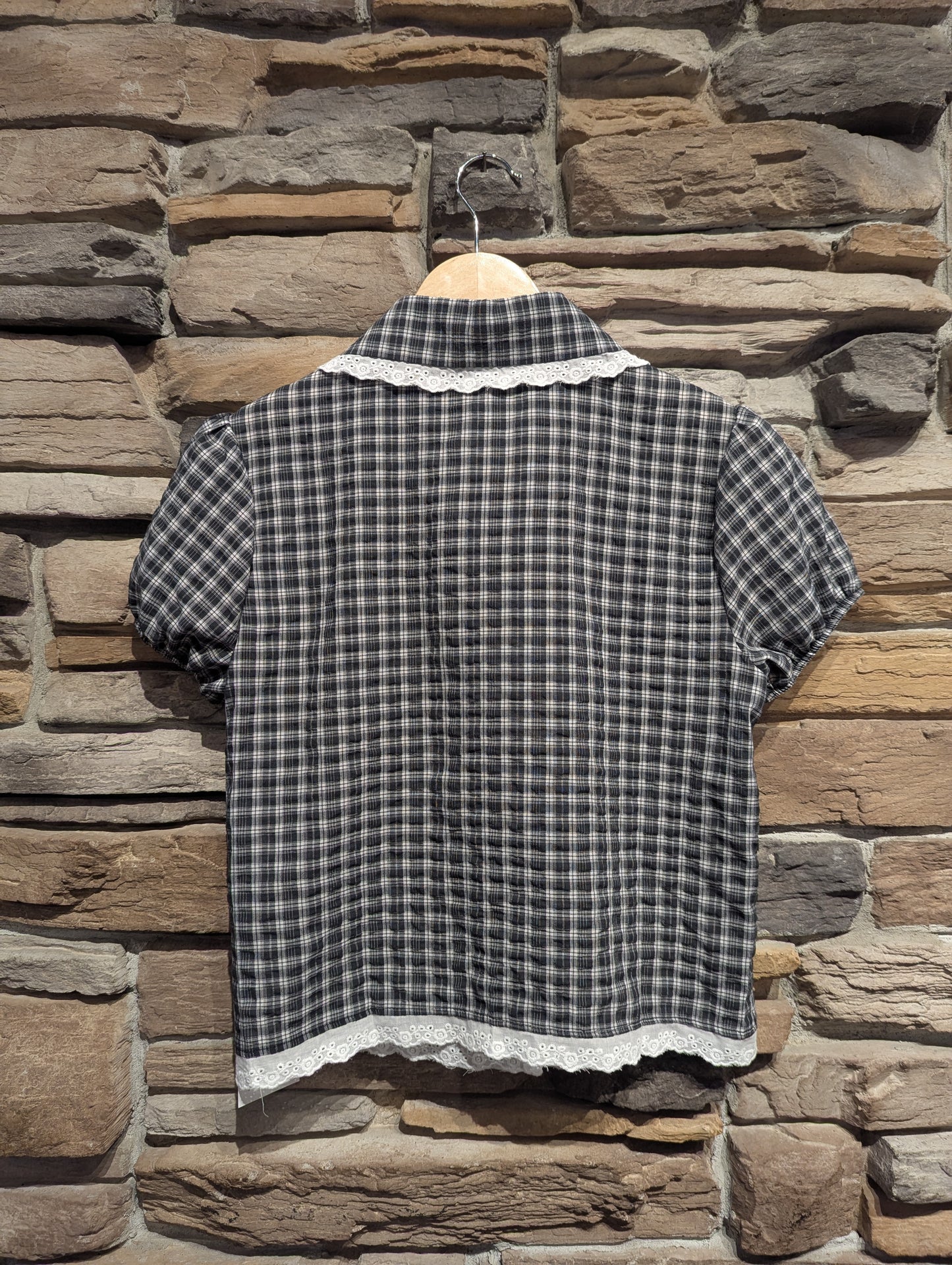 Storybook Romance plaid Top