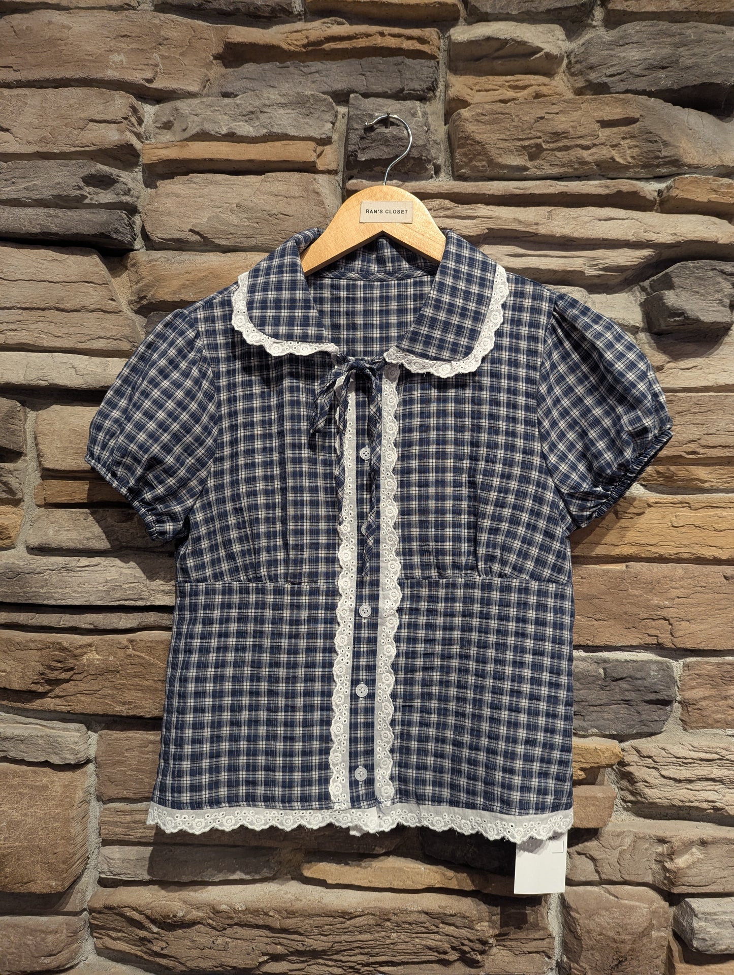 Storybook Romance plaid Top