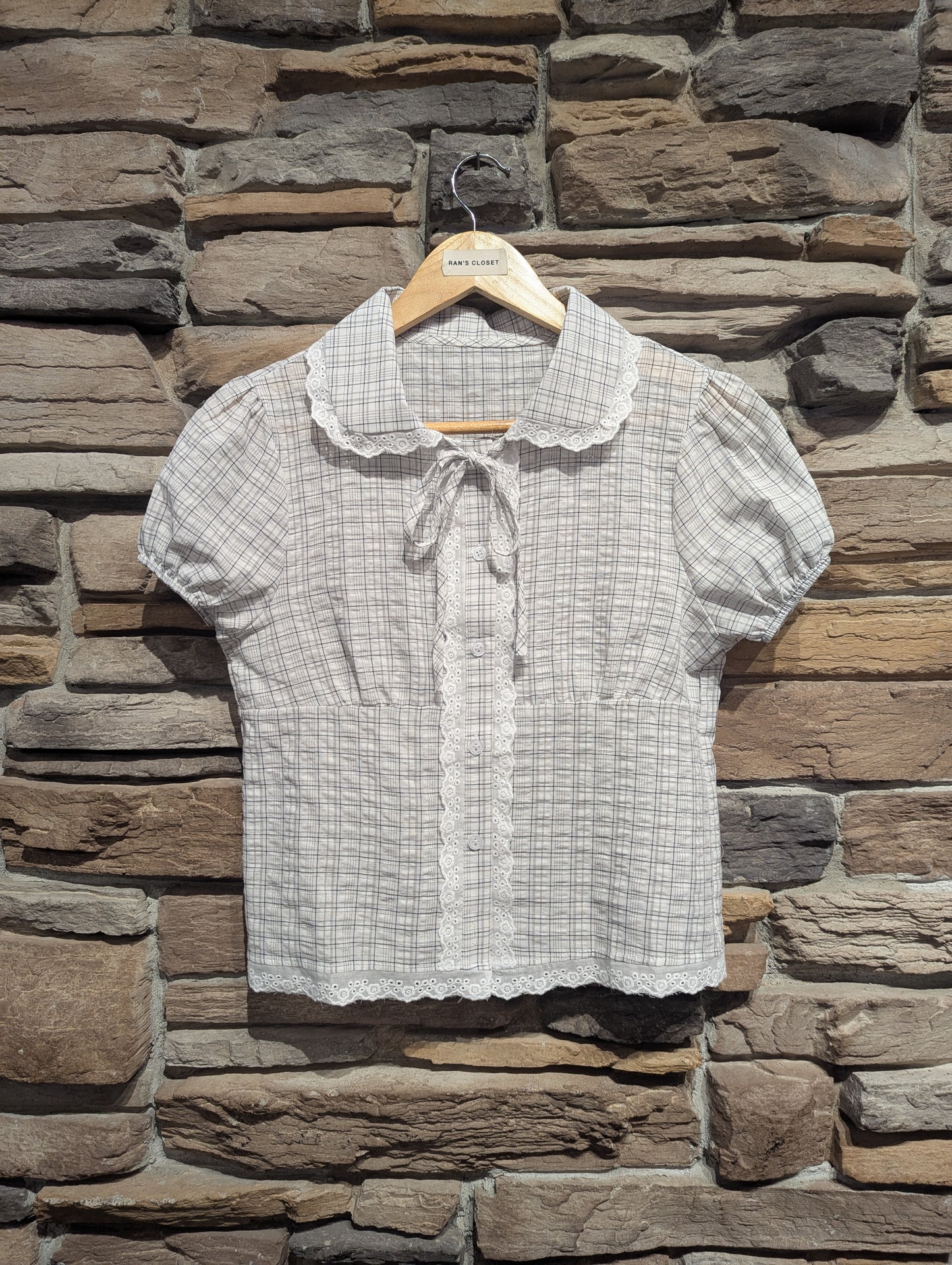 Storybook Romance plaid Top