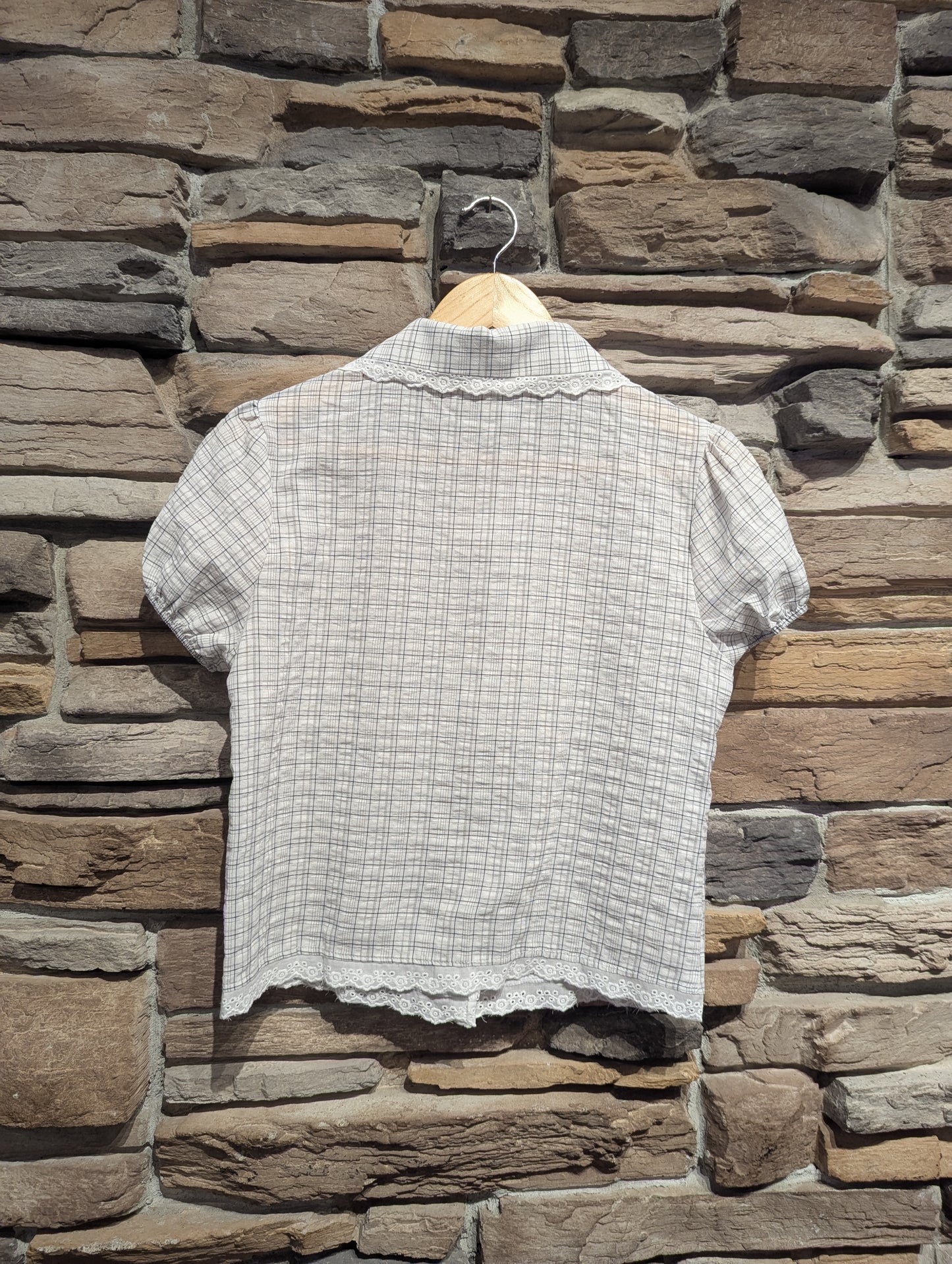 Storybook Romance plaid Top