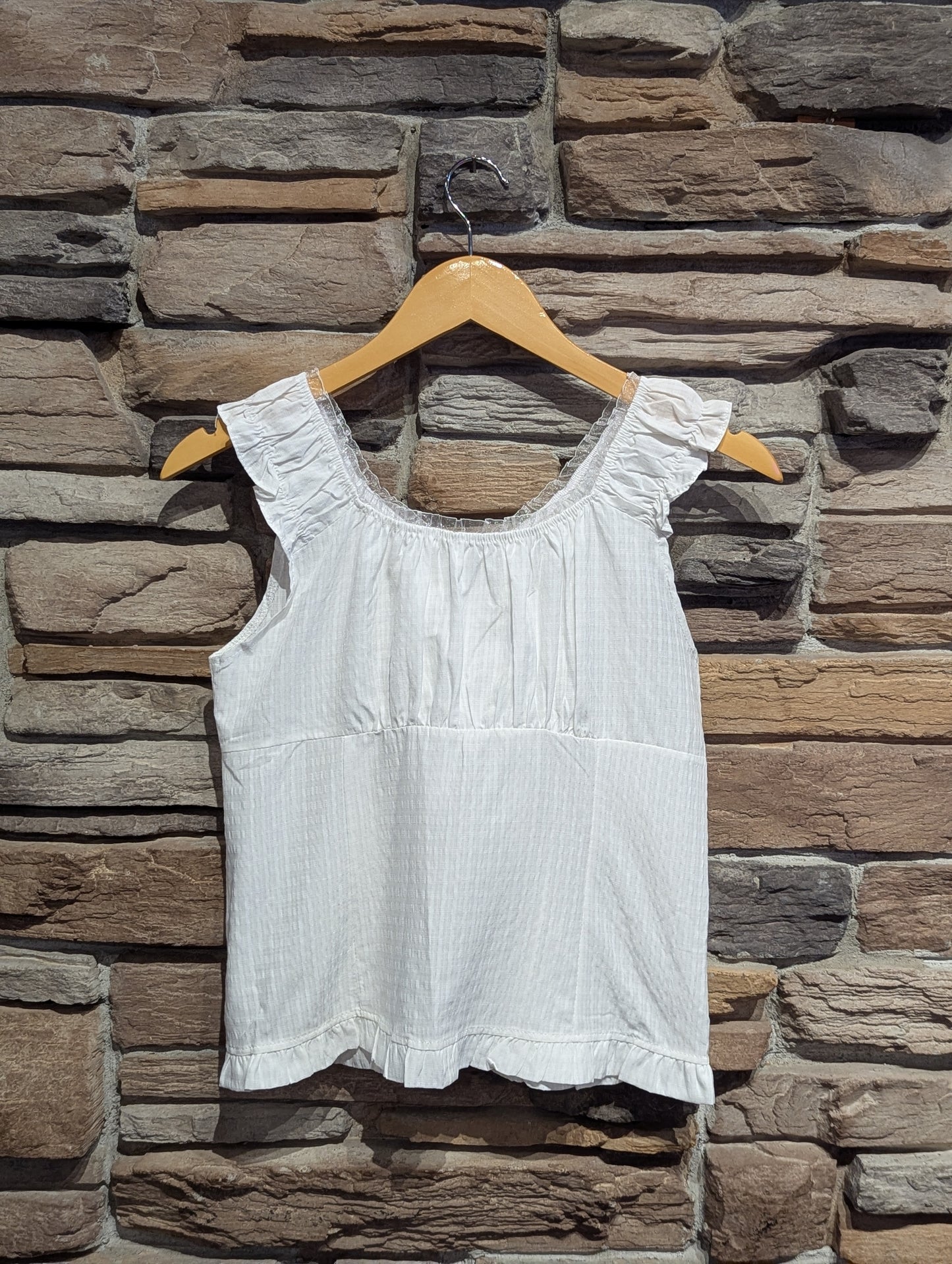 Winslow Ruffle Plaid Top