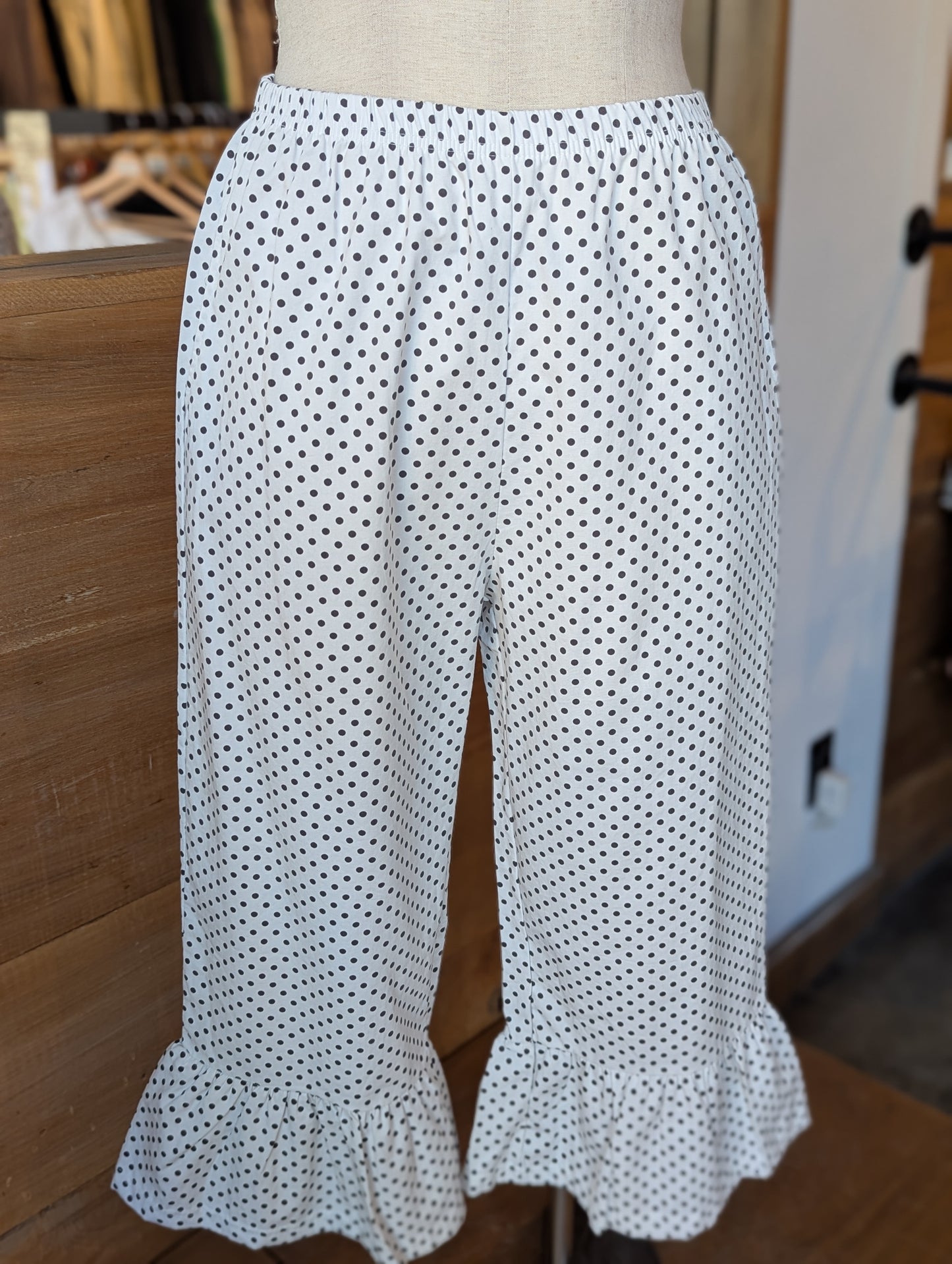 Dotty Darling Polkadot Bloomer Capri Pants