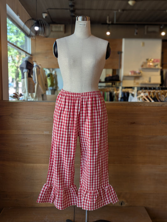 Gingham Picnic Capri