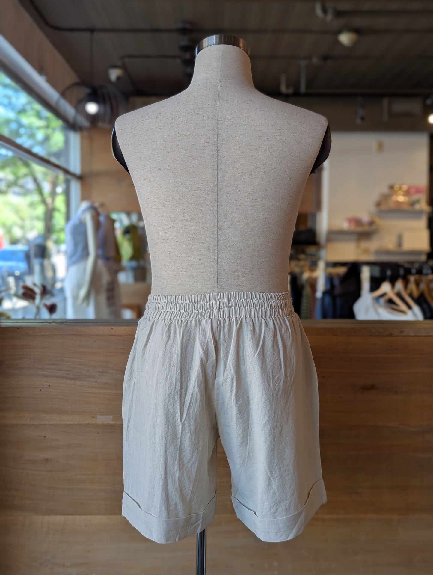 Weekend Ease Linen Shorts