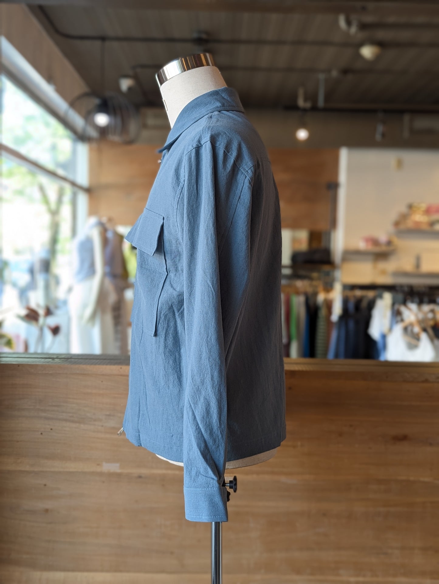 Harbourfront Linen Utility Jacket