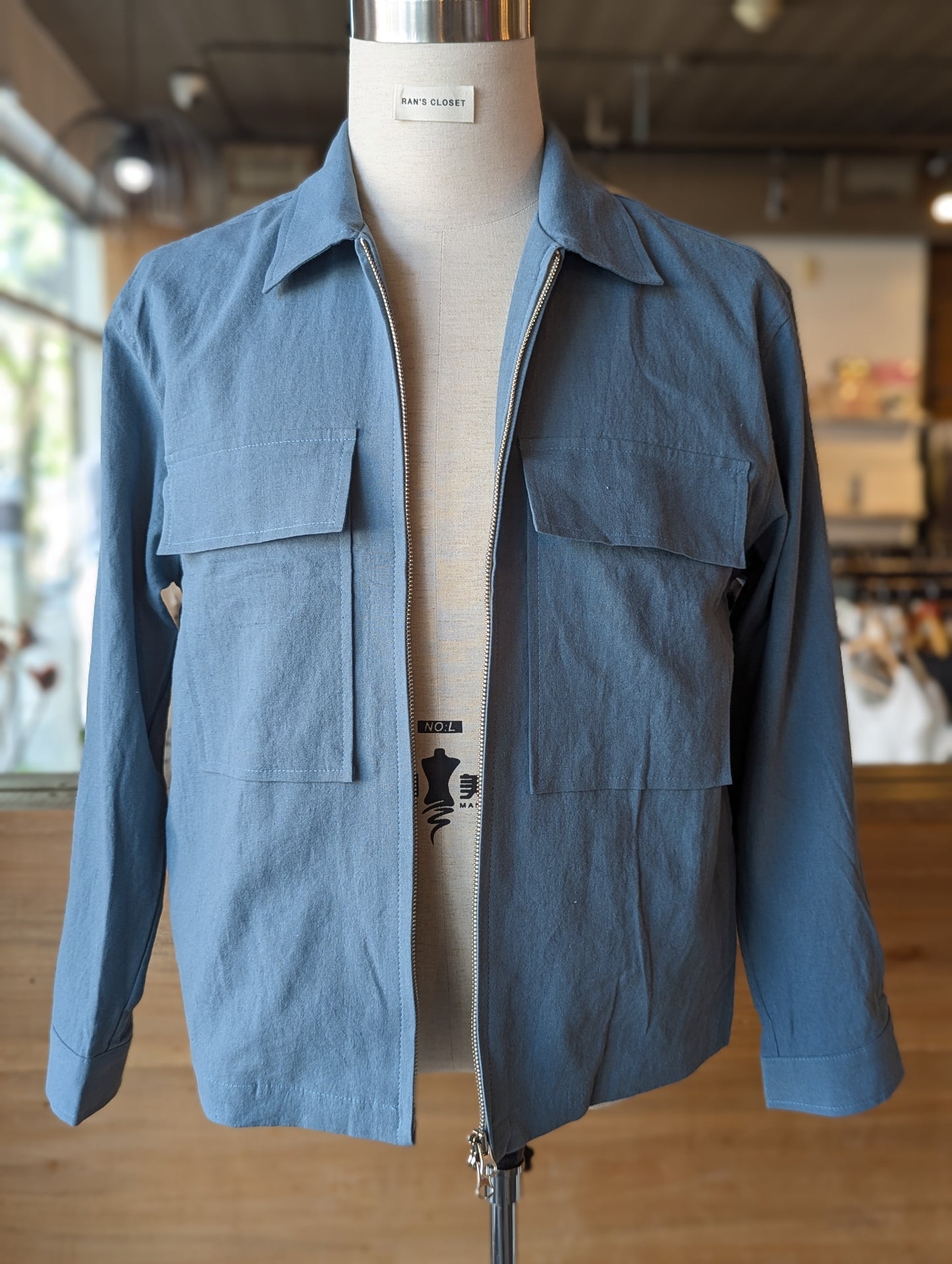 Harbourfront Linen Utility Jacket