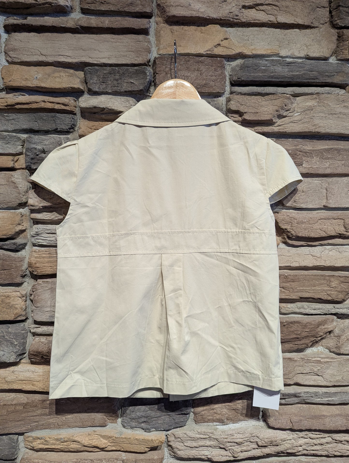 Luna Cap Sleeve 3 Button Jacket Blouse