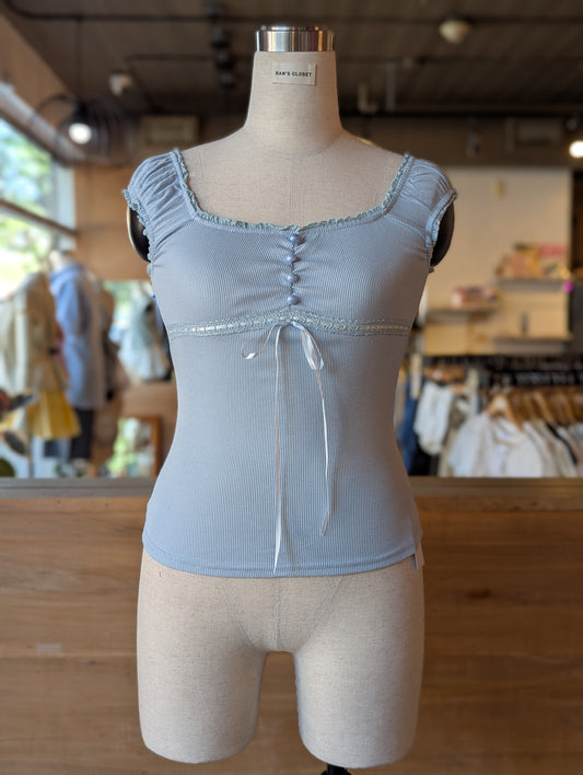 Soft Femme Cap Sleeve Top