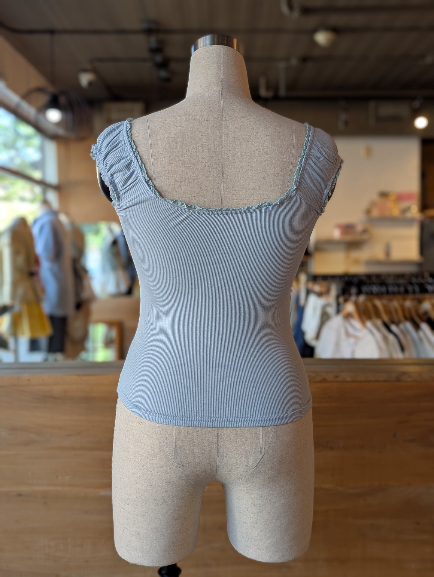 Soft Femme Cap Sleeve Top