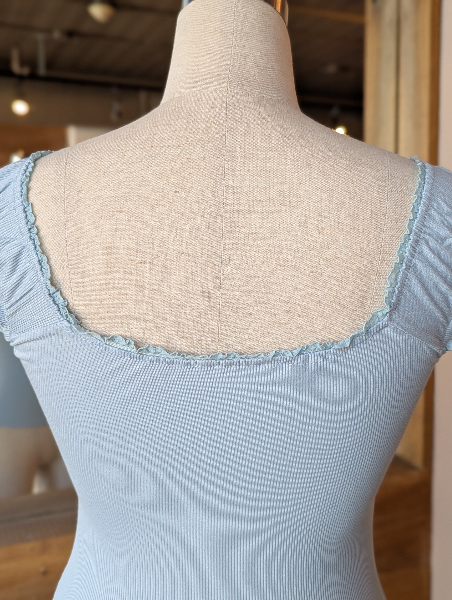 Soft Femme Cap Sleeve Top