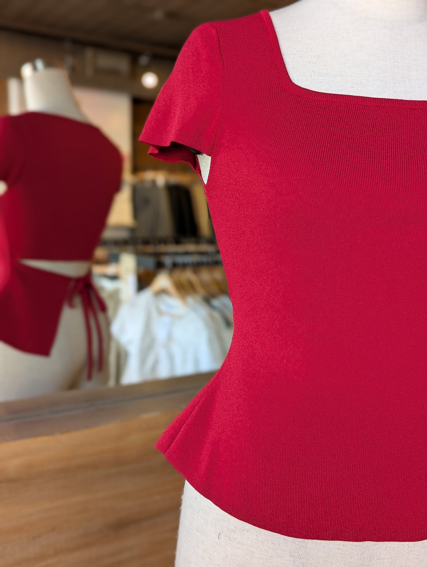 Secret Kiss Back-Tie Top
