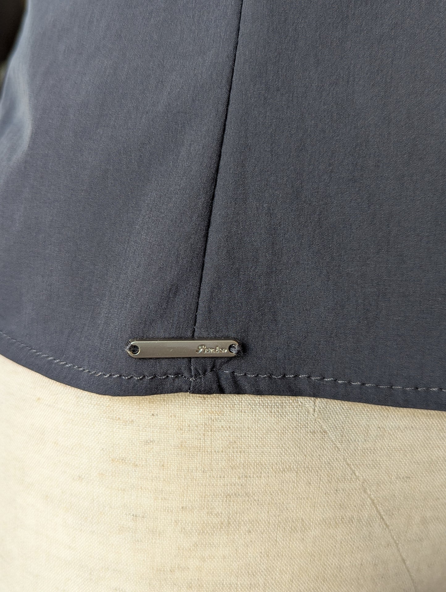 Earl Grey Double-Breasted Button Top