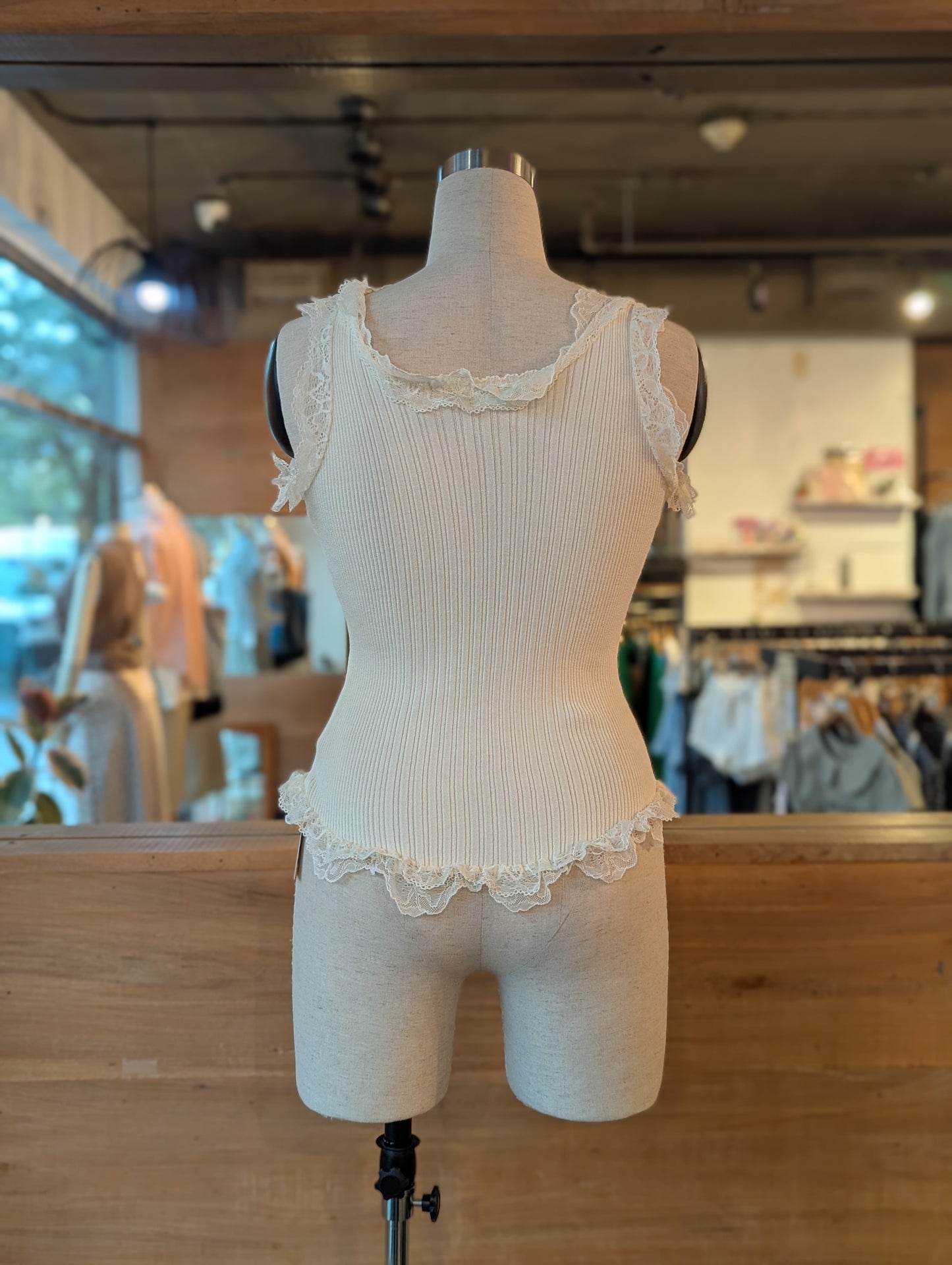 Petal Trim Tank Top