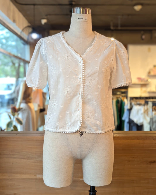 Dahlia Pearl Top
