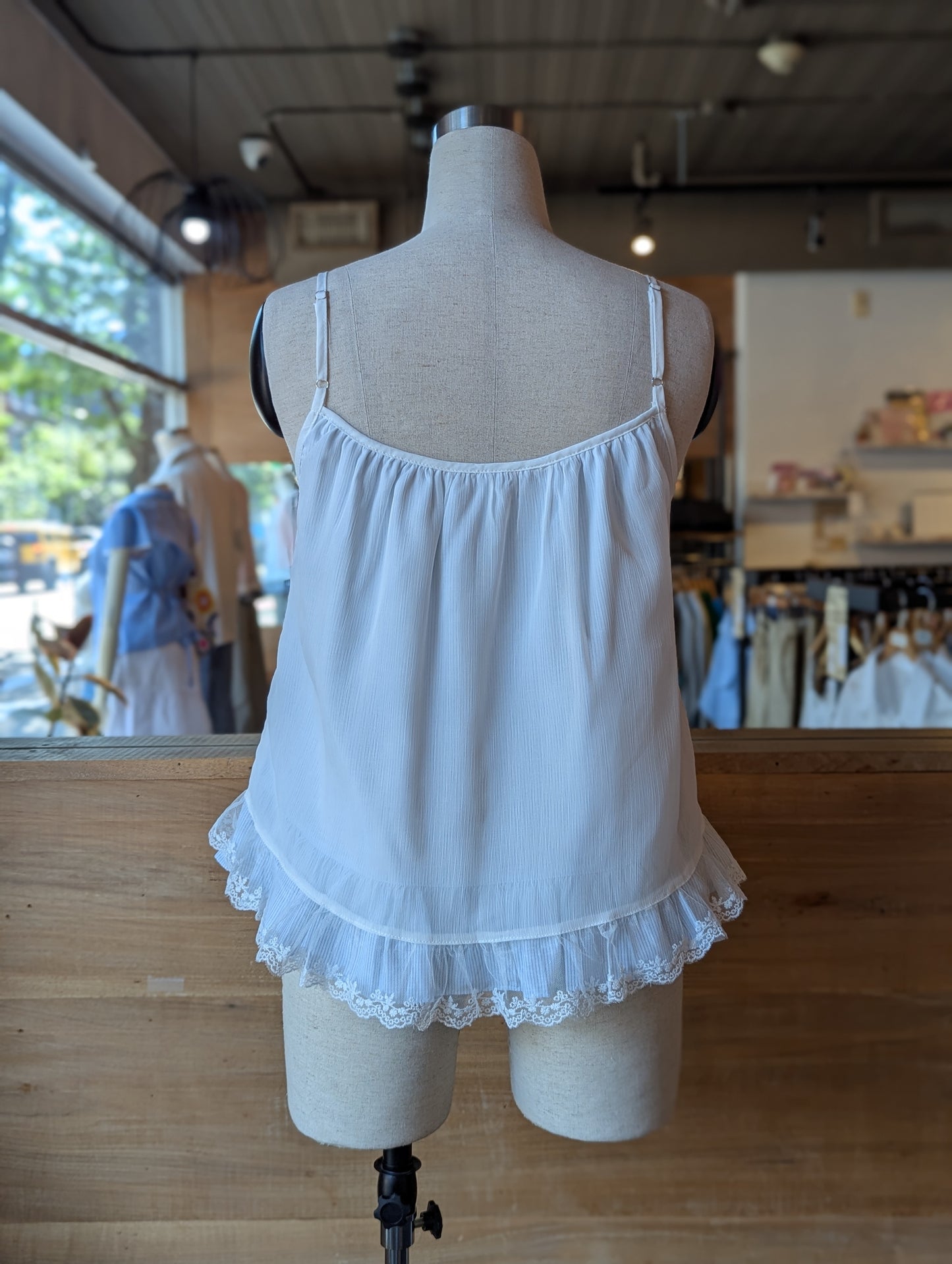 Checkmate Lace and Layer Top