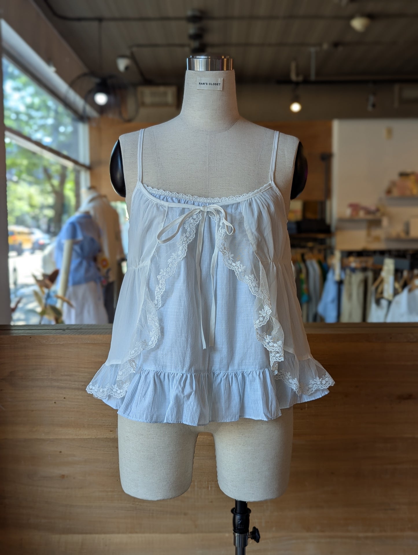 Checkmate Lace and Layer Top