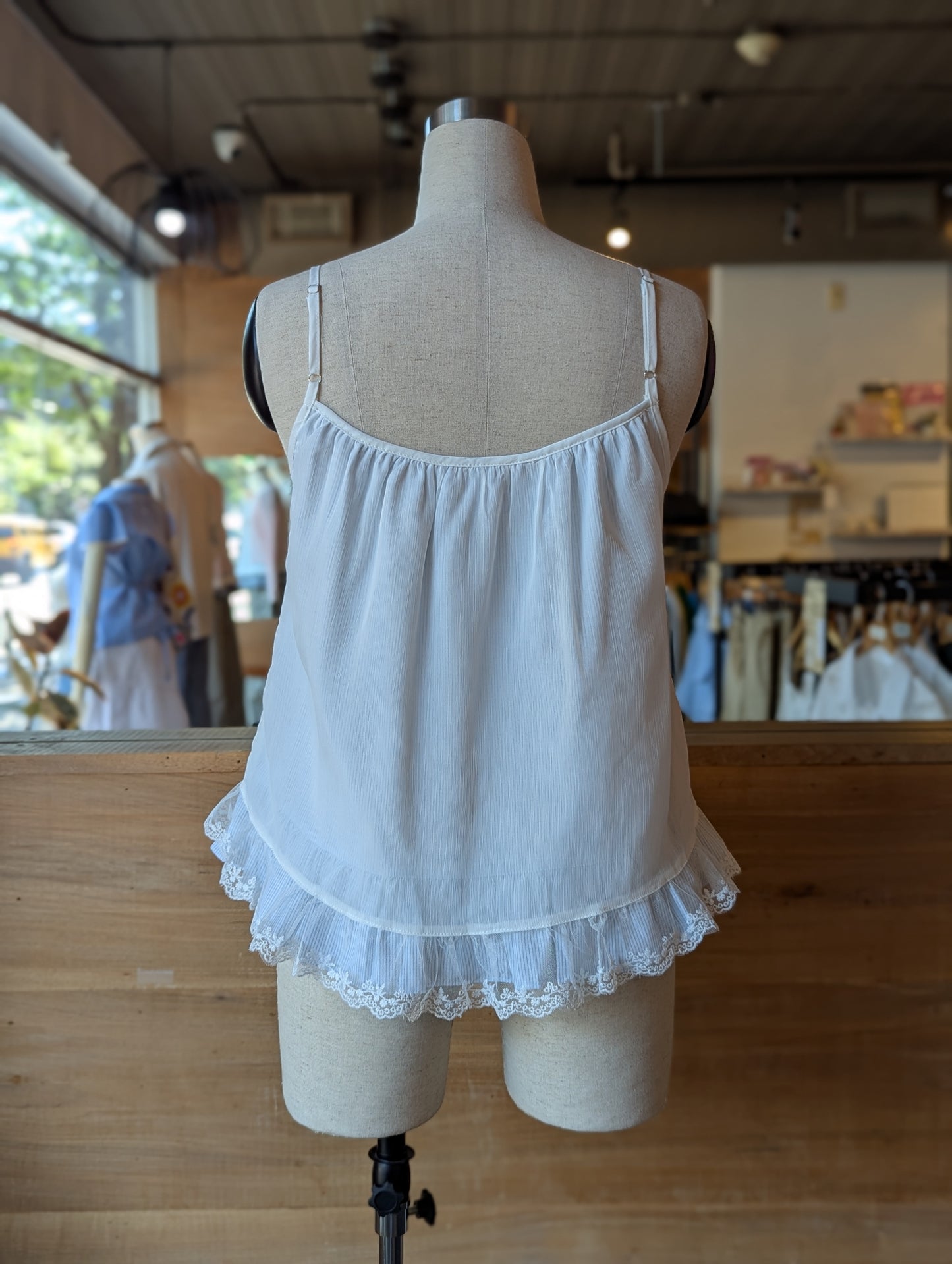 Checkmate Lace and Layer Top