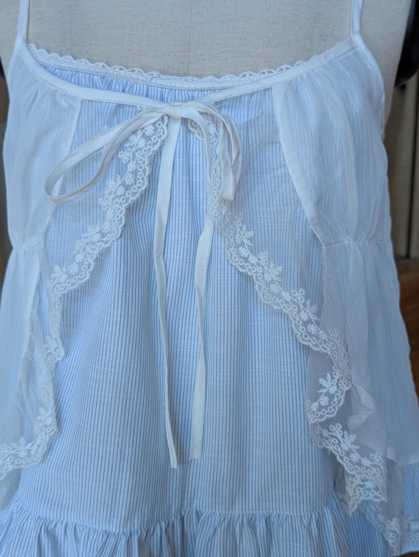 Checkmate Lace and Layer Top