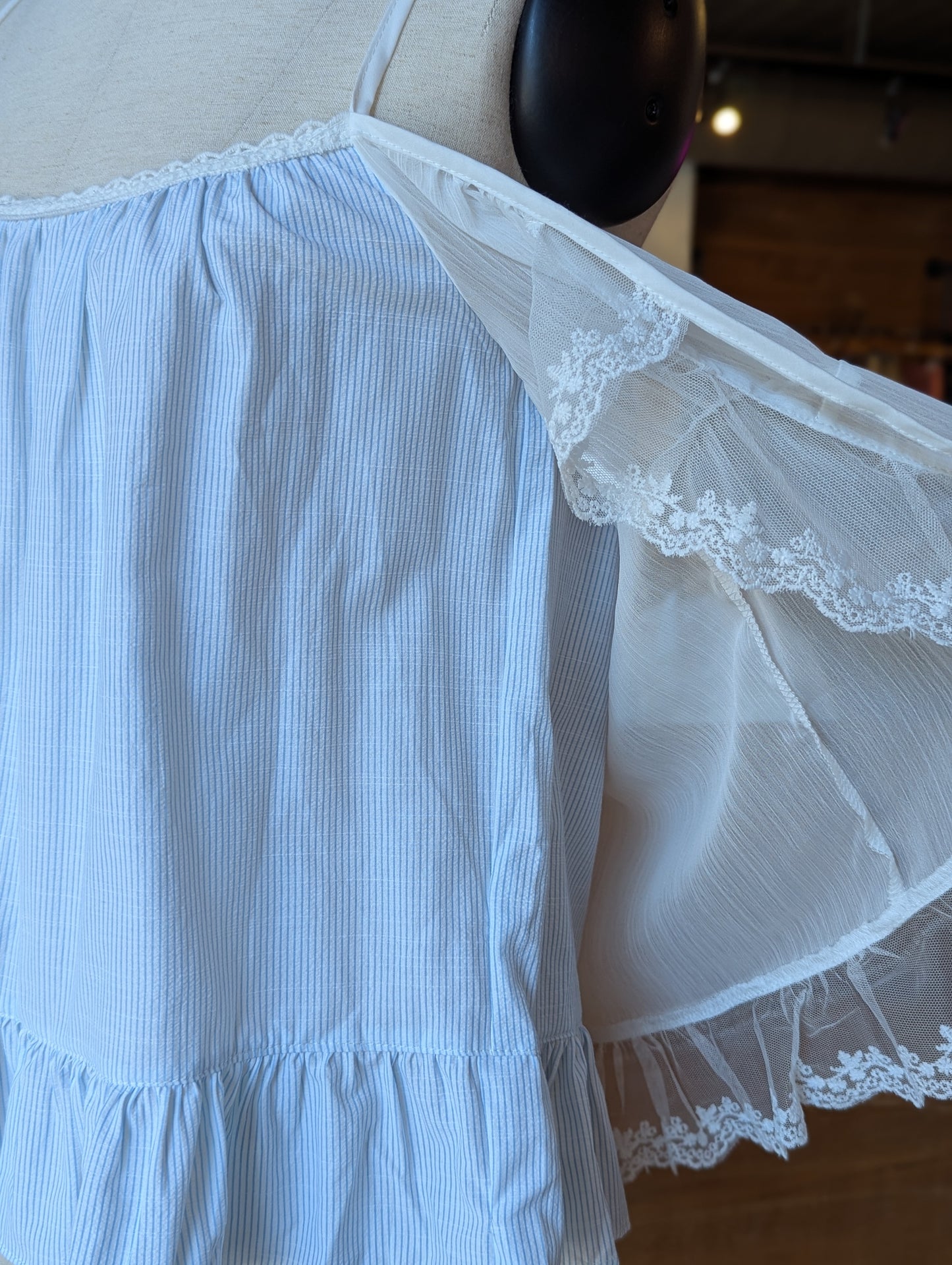 Checkmate Lace and Layer Top