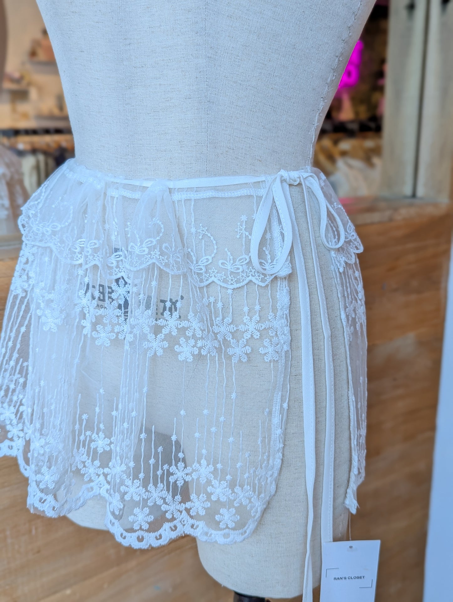 Cosmic Bloom Overlay Skirt